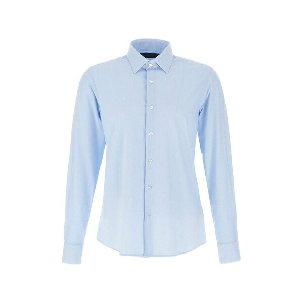 アールアールディ メンズ シャツ トップス Oxford jacquard stripe shirt Blue｜asty