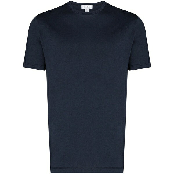サンスペル メンズ Tシャツ トップス Classic short-sleeve t-shirt Blue|asty