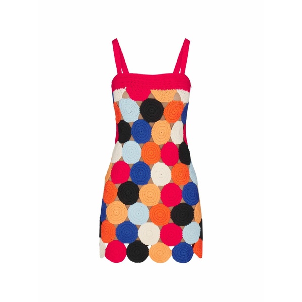 サイモンミラー レディース ワンピース トップス Beep beep crochet-knit mini dress Red｜asty 117,400円