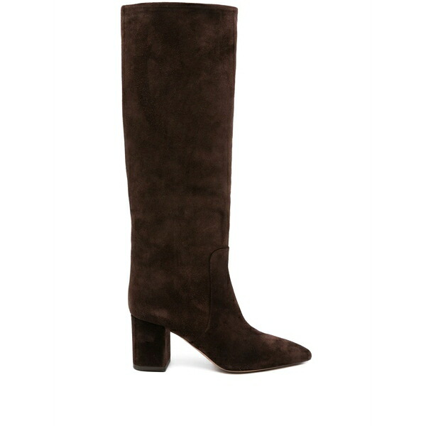 パリテキサス レディース ブーツ シューズ Anja suede pointed-toe boots Brown|asty