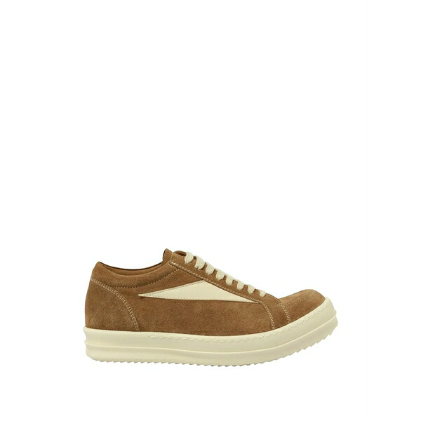 リックオウエンス レディース スニーカー シューズ Panelled lace-up sneakers Brown｜asty