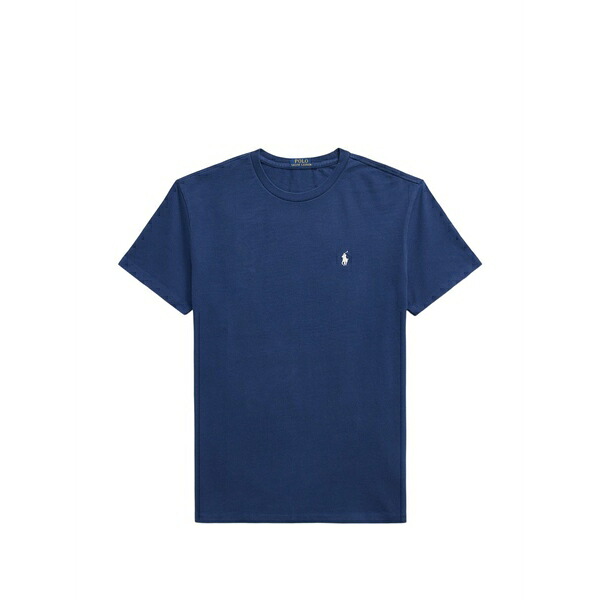 ラルフローレン メンズ Tシャツ トップス Pony embroidered jersey t-shirt Blue｜asty