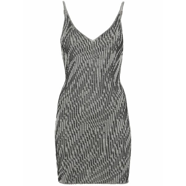 ジャクエムス レディース ワンピース トップス Zebra jacquard mini dress Black｜asty