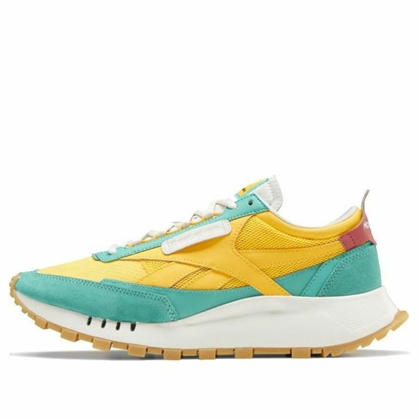 Reebok リーボック メンズ スニーカー 【Kakao x Reebok Unisex Classic Legacy Running Shoes Yellow/Green GZ6149】 サイズ US_5(23.0cm)｜asty