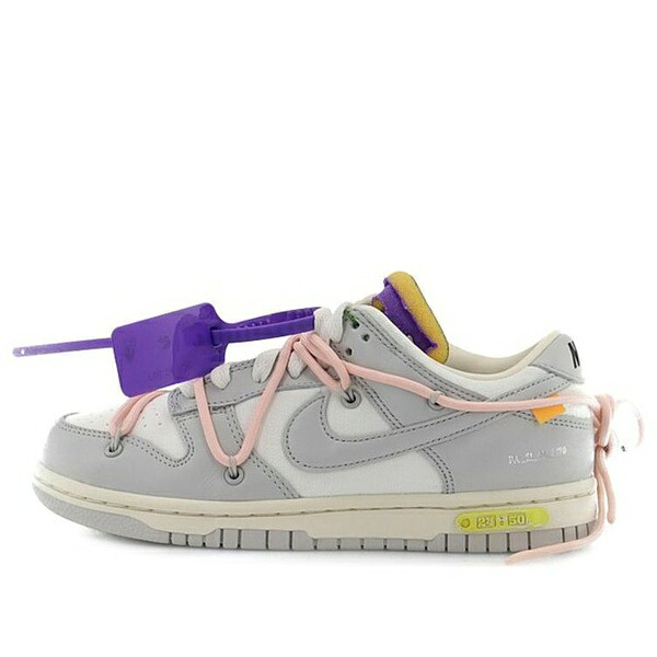 Nike ナイキ メンズ スニーカー ダンク 【Nike x Off-White Dunk Low 'Lot 24 of 50' DM1602-119】 サイズ US_7(25.0cm)|asty