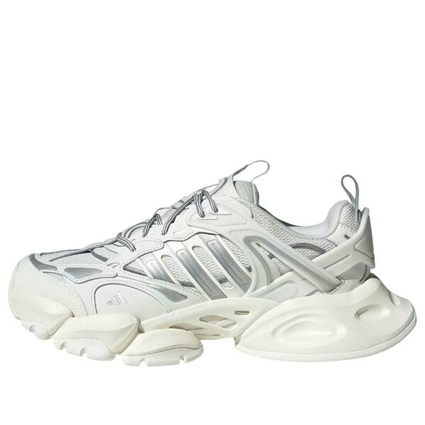 adidas アディダス メンズ スニーカー 【adidas XLG Runner Deluxe \u0027Core White Silver Metallic\u0027 IH1584】  大いさ US_6(24.0糎) 靴-スニーカー