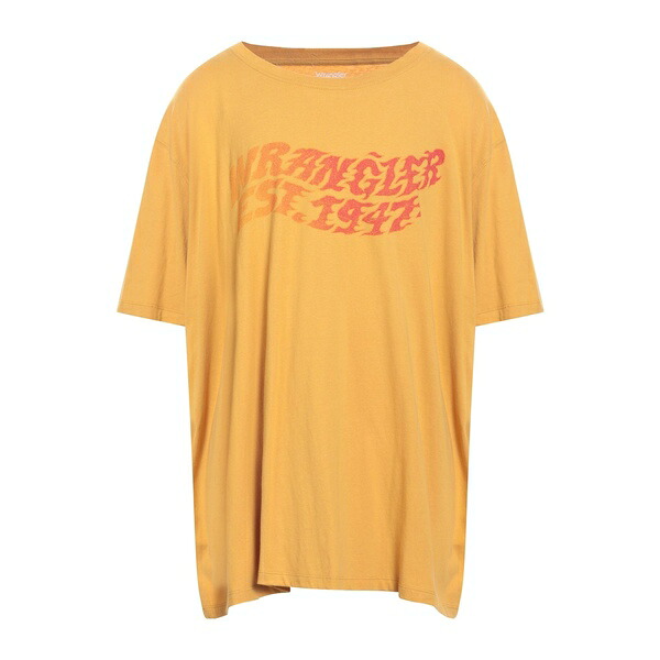 【貨物輸送無料】 ラングラー メンズ ティーシャツ トップス T-shirts Yellow