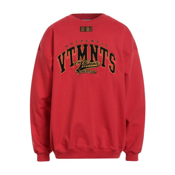 【貨物輸送無料】 ヴェトモン メンズ パーカー・スウェットシャツ アウター Sweatshirts Red