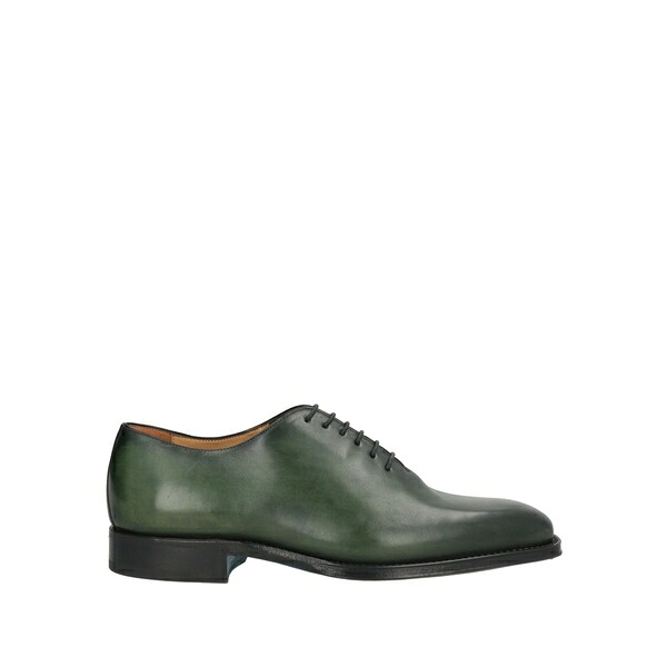 【貨物輸送無料】 ストール・マンテラッシ メンズ 御召しものシューズ シューズ Lace-up shoes Green