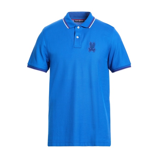 【貨物輸送無料】 サイコバニー メンズ プルオーバー トップス Polo shirts Blue