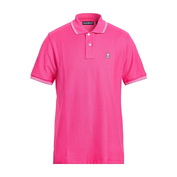 【貨物輸送無料】 サイコバニー メンズ プルオーバー トップス Polo shirts Pink