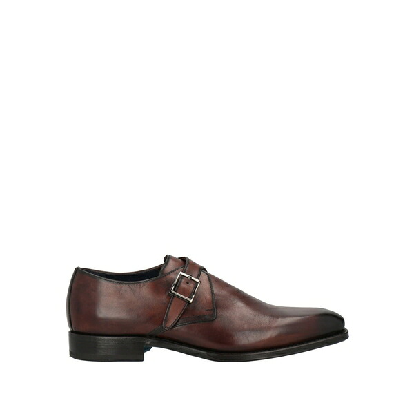 【貨物輸送無料】 ストール・マンテラッシ メンズ スリッポン・ローファー シューズ Loafers Brown