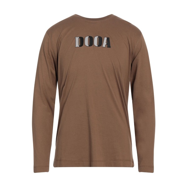 【貨物輸送無料】 ドーア メンズ ティーシャツ トップス T-shirts Brown Tシャツ・カットソー-トップス-メンズファッション