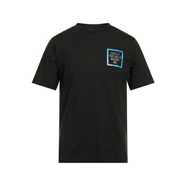 【貨物輸送無料】 アウゼア メンズ プルオーバー トップス T-shirts Black