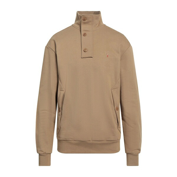 【貨物輸送無料】 コオペラティーヴァ ペスカトーリ ポシリポ メンズ パーカー・スウェットシャツ アウター Sweatshirts Beige