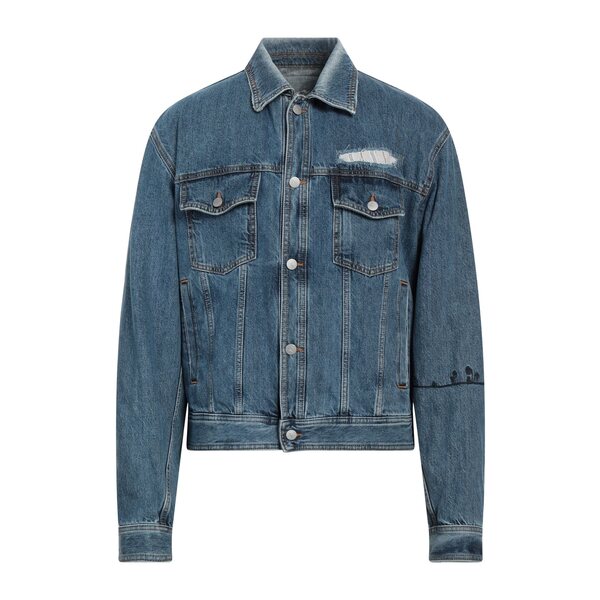 【送料無料】 ニック・フーケ メンズ ジャケット&ブルゾン アウター Denim outerwear Blue|asty
