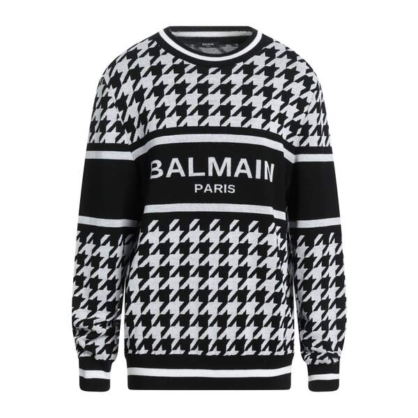 【貨物輸送無料】 バルマン メンズ 編み物\u0026プルオーバー アウター Sweaters Black