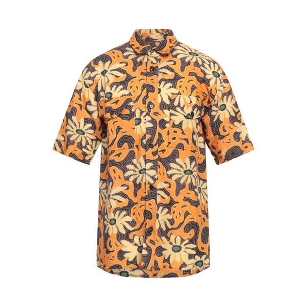 【送料無料】 ナヌーシュカ メンズ シャツ トップス Shirts Orange｜asty