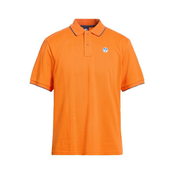 【貨物輸送無料】 北の方大売り出し メンズ プルオーバー トップス Polo shirts Orange