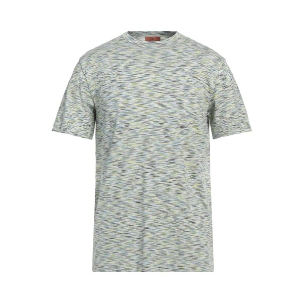 【送料無料】 ミッソーニ メンズ Tシャツ トップス T-shirts Green｜asty