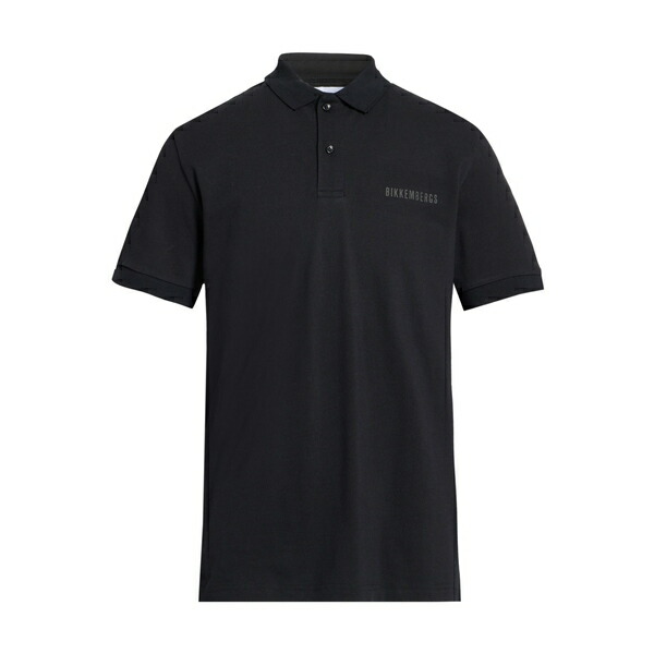 【貨物輸送無料】 ビッケンバーグス メンズ プルオーバー トップス Polo shirts Black