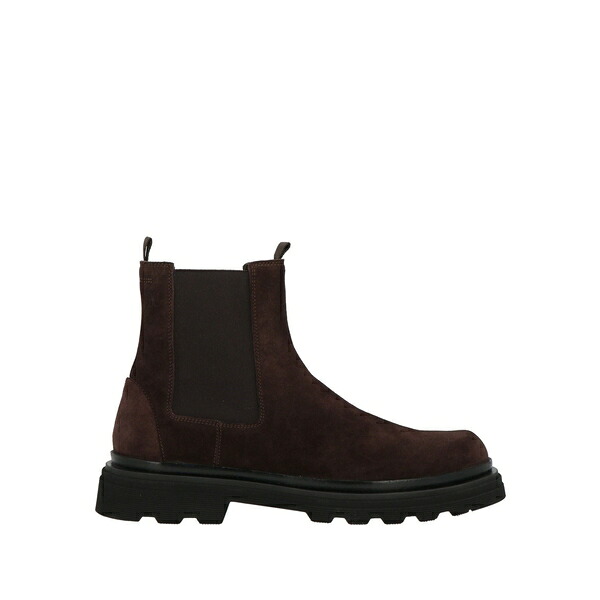 【送料無料】 ファビ メンズ ブーツ シューズ Ankle boots Brown|asty