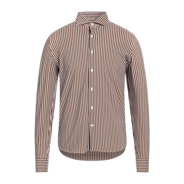 【貨物輸送無料】 ギラルデリ メンズ プルオーバー トップス Shirts Brown