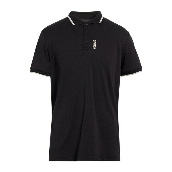 【送料無料】 コルマール メンズ Tシャツ トップス Polo shirts Black|asty