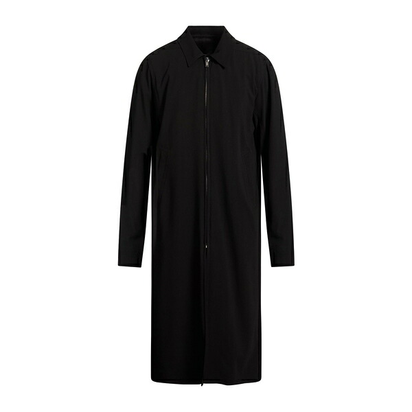 【貨物輸送無料】 リックオウエンス メンズ 上衣＆上衣 アウター Overcoats \u0026 Trench Coats Black