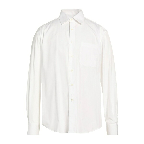 【貨物輸送無料】 ランバン メンズ プルオーバー トップス Shirts White