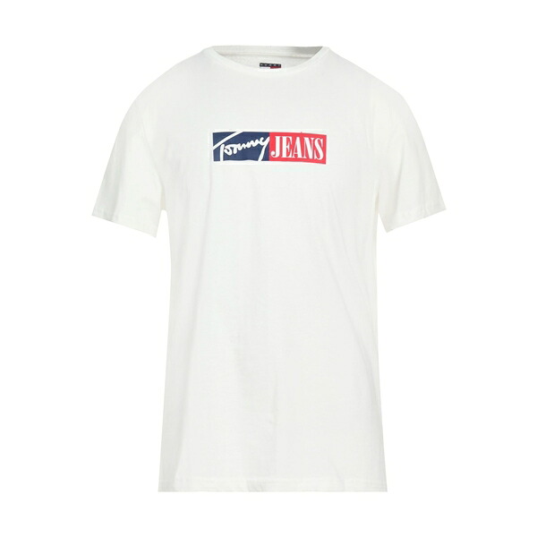 【送料無料】 トミー ヒルフィガー メンズ Tシャツ トップス T-shirts White|asty