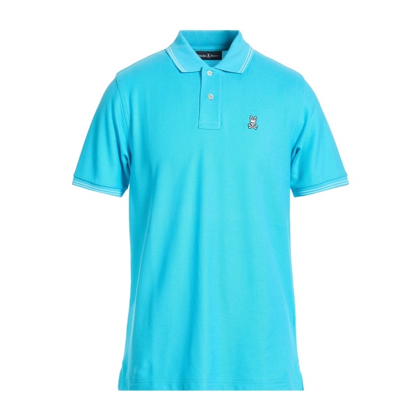 【貨物輸送無料】 サイコバニー メンズ プルオーバー トップス Polo shirts Azure
