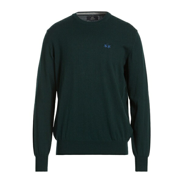 【貨物輸送無料】 ラ マルティーナ メンズ 編み物\u0026スウェーター アウター Sweaters Green