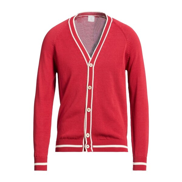 【貨物輸送無料】 イレブンティ メンズ ジレー アウター Cardigans Red