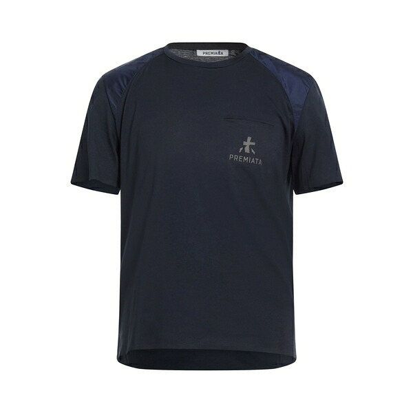 【送料無料】 プレミアータ メンズ Tシャツ トップス T-shirts Blue｜asty