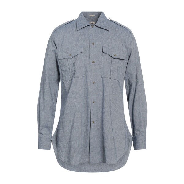 【送料無料】 マッシモ アルバ メンズ シャツ トップス Shirts Blue|asty