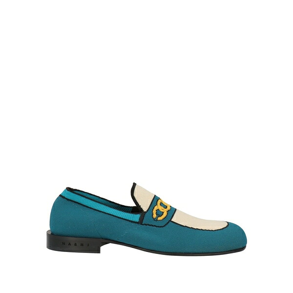 【貨物輸送無料】 マルニ メンズ スリッポン・ローファー シューズ Loafers Green