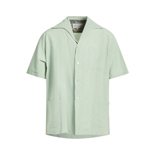 【貨物輸送無料】 マルタンマルジェラ メンズ ティーシャツ トップス Shirts Green