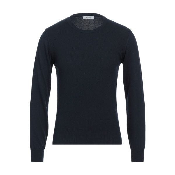 【貨物輸送無料】 アルファス テューディオ メンズ 編み物\u0026ティーシャツ アウター Sweaters Blue