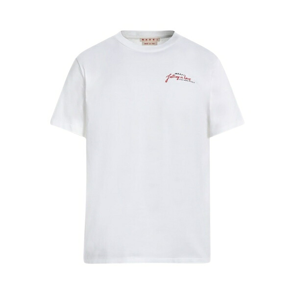 【貨物輸送無料】 マルニ メンズ プルオーバー トップス T-shirts White