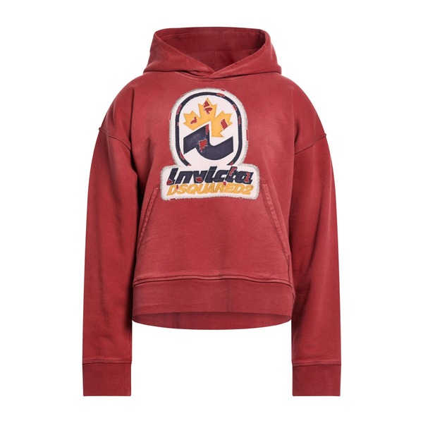 【貨物輸送無料】 ディースクエアード メンズ パーカー・スウェットシャツ アウター Sweatshirts Red