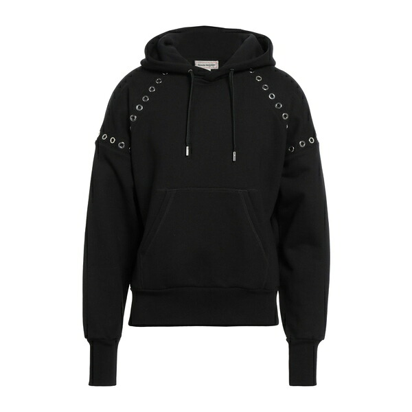 【貨物輸送無料】 マックイーン メンズ パーカー・スウェットシャツ アウター Sweatshirts Black