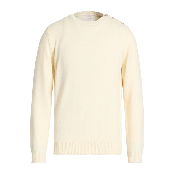 【貨物輸送無料】 フェデーリ メンズ 編み物\u0026プルオーバー アウター Sweaters White