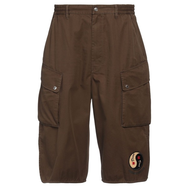 【貨物輸送無料】 ディースクエアード メンズ 心地好いズボン下 ボトムス Shorts \u0026 Bermuda Shorts Green