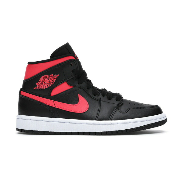 Jordan ジョーダン レディース スニーカー 【Jordan 1 Mid Black Siren Red (Women's)】 サイズ US_6(23.0cm) Black/Siren Red-White