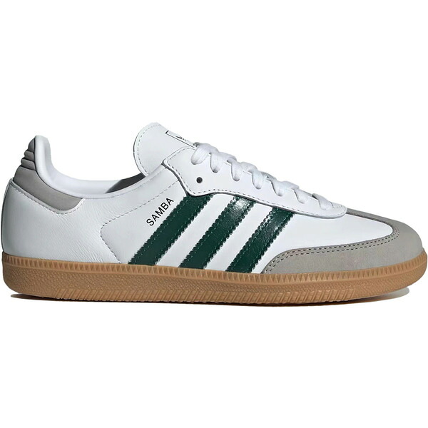 adidas アディダス レディース スニーカー  【adidas Samba OG White Collegiate Green Gum (Women\u0027s)】  大きさ US_5.5(22.5糎) Footwear White/Collegiate Green/Grey Two
