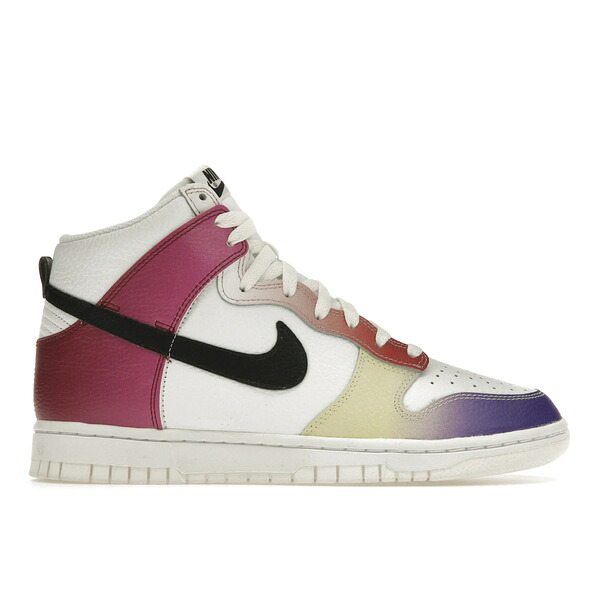 Nike ナイキ レディース スニーカー 【Nike Dunk High Multi-Color Gradient (Women\'s)】 サイズ US_5(22.0cm) Summit White/Black/Team Red/Gym Red｜asty