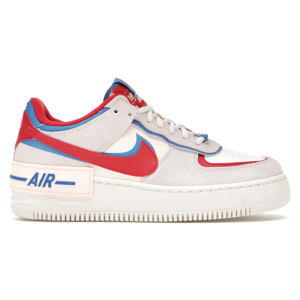 Nike ナイキ レディース スニーカー 【Nike Air Force 1 Low Shadow Sail (Women's)】 サイズ US_5(22.0cm) Sail/Photo Blue/Royal Blue/University Red|asty