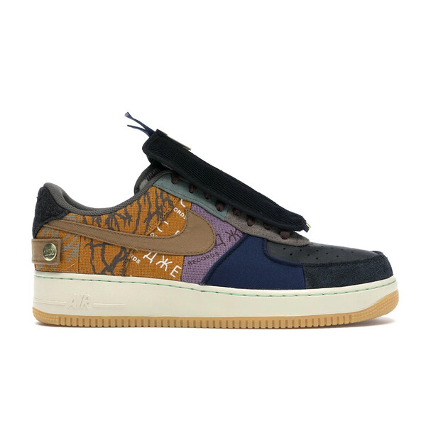 Nike ナイキ メンズ スニーカー 【Nike Air Force 1 Low Travis Scott Cactus Jack】 サイズ US_6(24.0cm) Multi-Color/Muted Bronze-Fossil｜asty