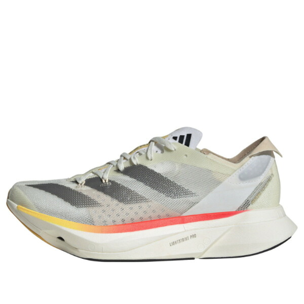 adidas アディダス レディース スニーカー 【(WMNS) adidas Adizero Adios Pro 3 'Ivory Iron Metallic Crystal Sand' IG6427】 サイズ US_W_10.5｜asty